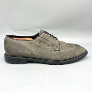 Allen Edmonds Mens 11.5 3E Wide Black Hills 2925 Oxford Gray Leather Derby Shoes